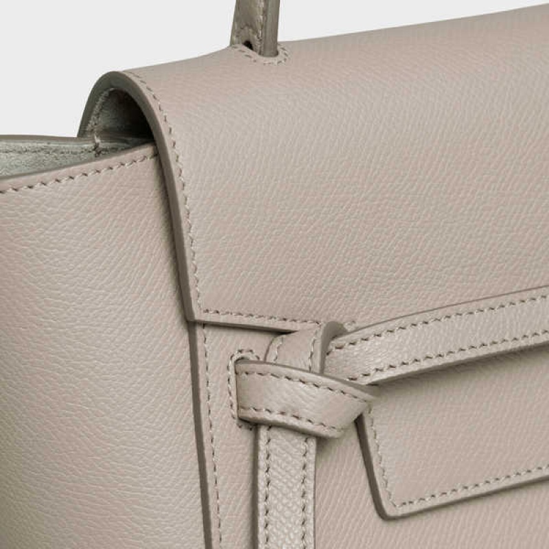 Celine Nano in grained calfskin Belt Bag Light taupe | CL-593058