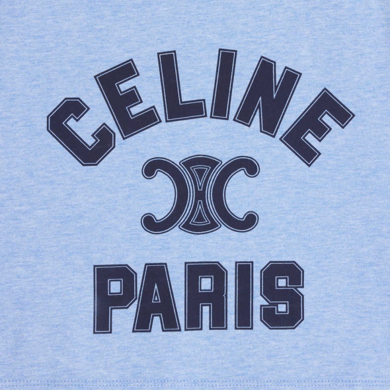 Celine Paris tank in cotton jersey Sweatshirts blue / navy | CL-592796