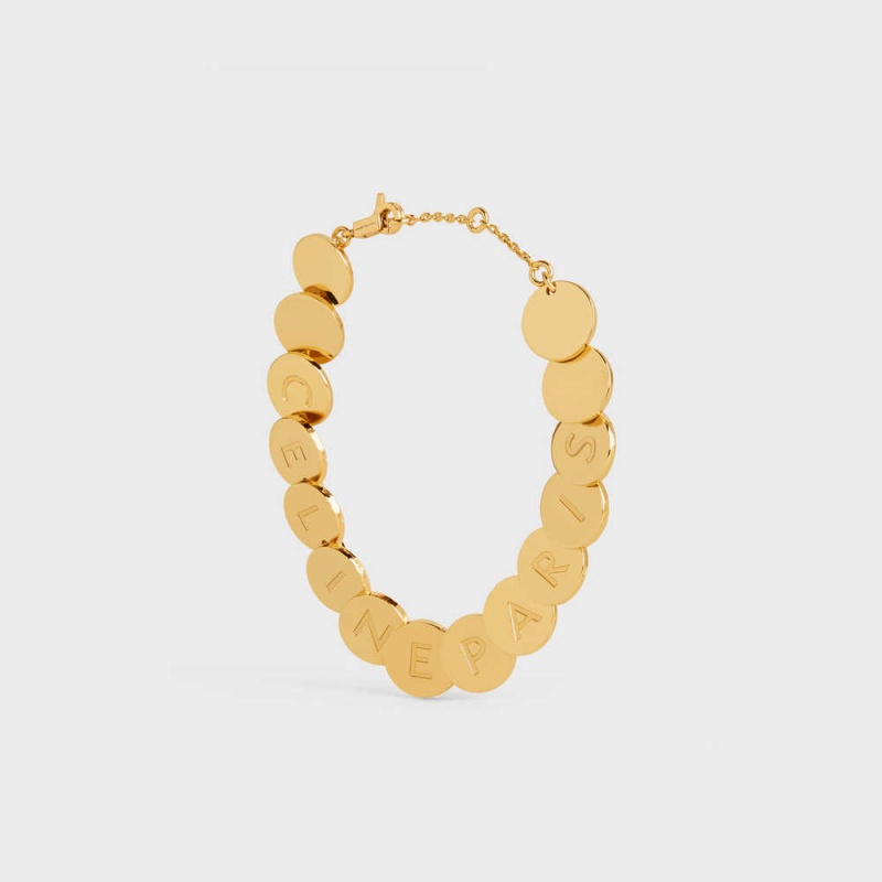 Celine Pastilles in Brass with Gold Finish Bracelets Gold | CL-592217