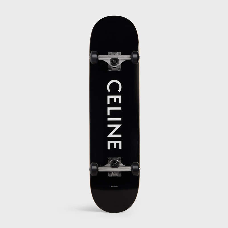 Celine SKATEBOARD LOGO PRINT Lifestyle Black | CL-591678