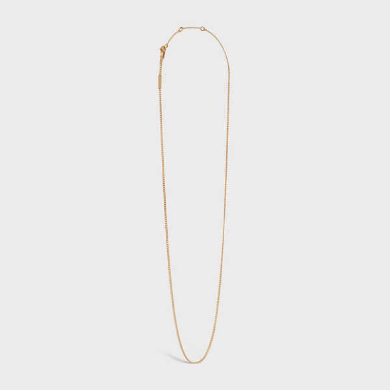 Celine Separables Chain in Brass with Gold Finish Necklaces Gold | CL-592263