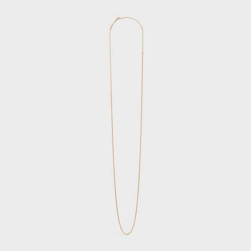 Celine Separables Chain in Brass with Gold Finish Necklaces Gold | CL-592262