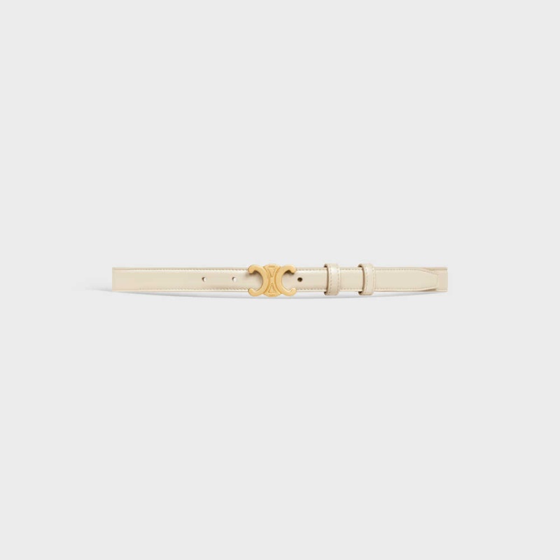 Celine Small Triomphe in Taurillon Leather Belts PAMPA | CL-592469