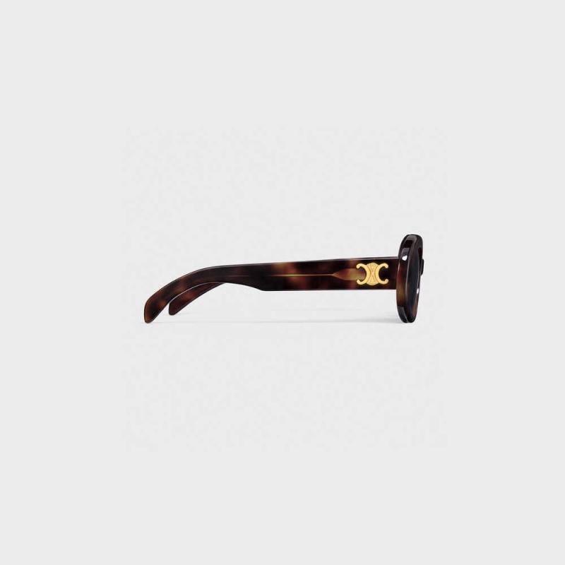 Celine Triomphe 01 in Acetate Sunglasses Blonde Havana | CL-592380