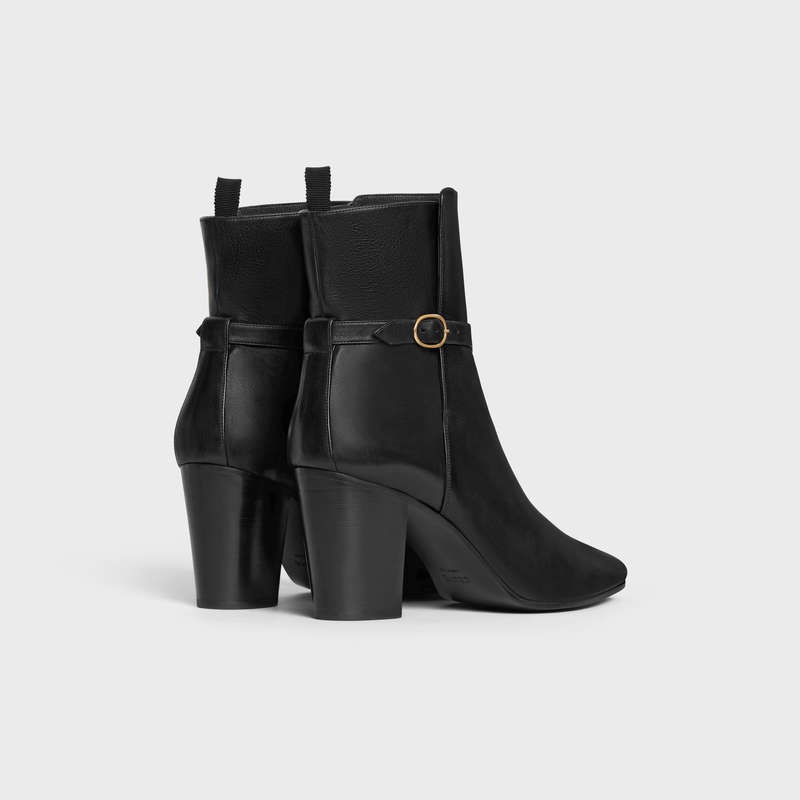 Celine WILTERN JODHPUR in CALFSKIN Boots Black | CL-591870