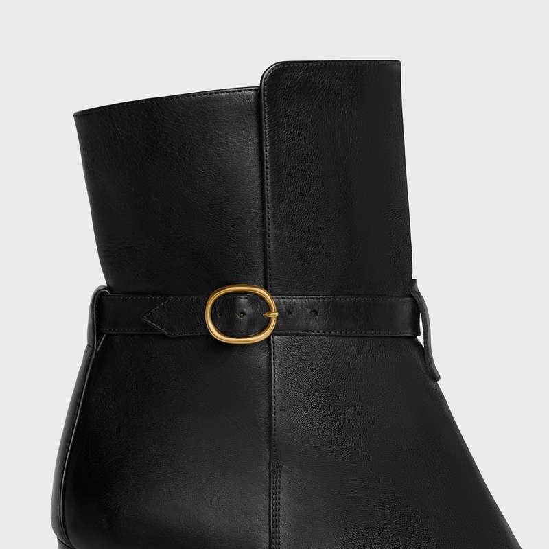 Celine WILTERN JODHPUR in CALFSKIN Boots Black | CL-591870