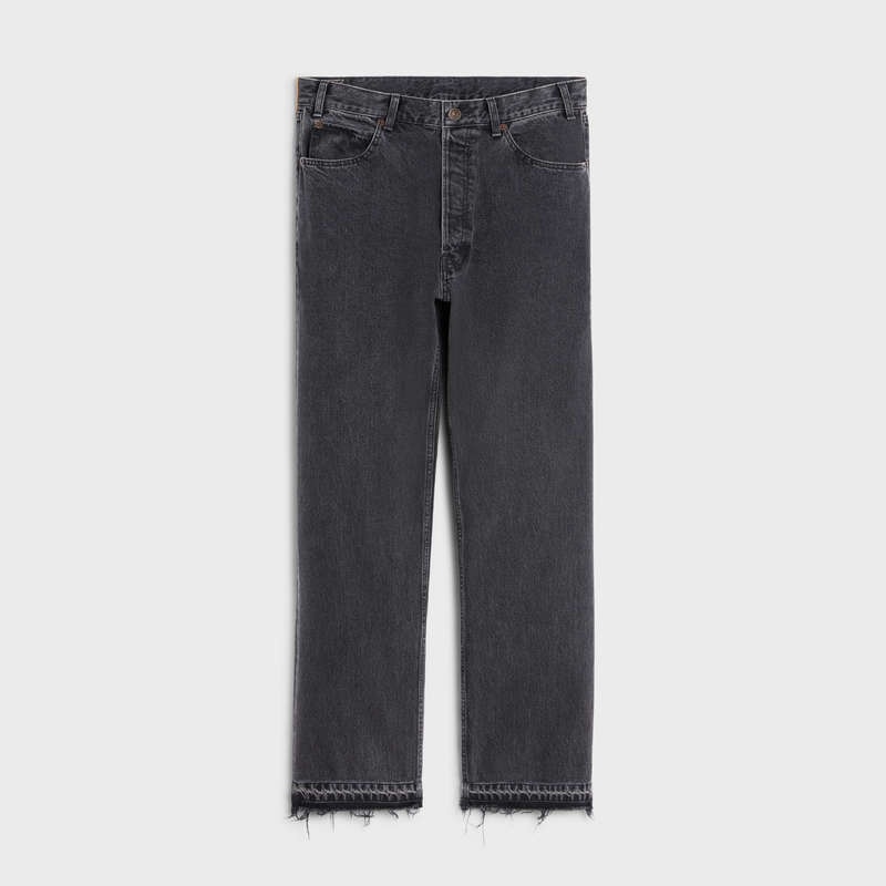 Celine Wesley jeans in charcoal wash denim Pants Charcoal Wash | CL-592052