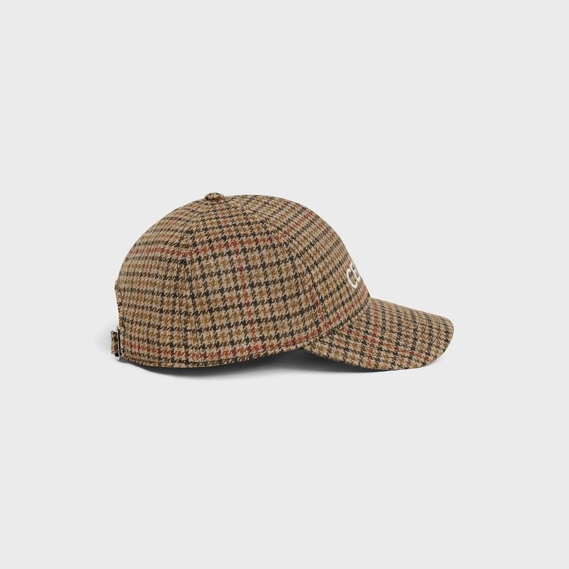 Celine baseball in wool Cap Camel / Brick | CL-591692