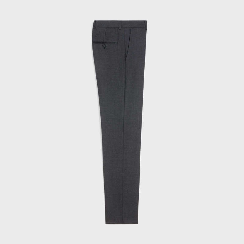 Celine classic in lightweight wool Trousers Anthracite | CL-592028