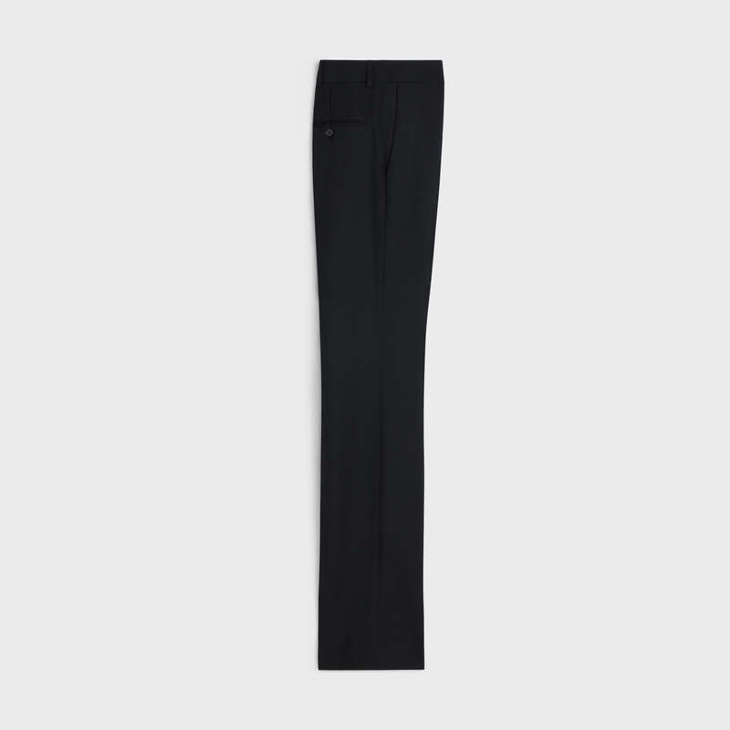 Celine flared in wool gabardine Trousers Black | CL-592011