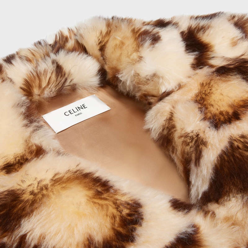 Celine peain leopard-print cashmere Coats Leopard | CL-591981