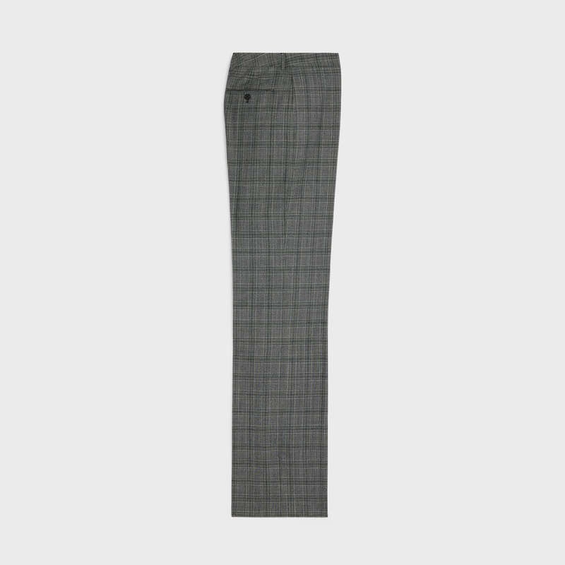 Celine straight in wool Trousers Black / Grey | CL-592010