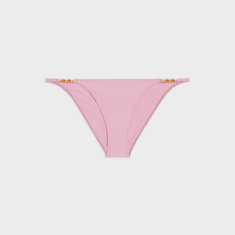 Celine triomphe bottom in matte jersey Swimwear Vieux Rose | CL-592769