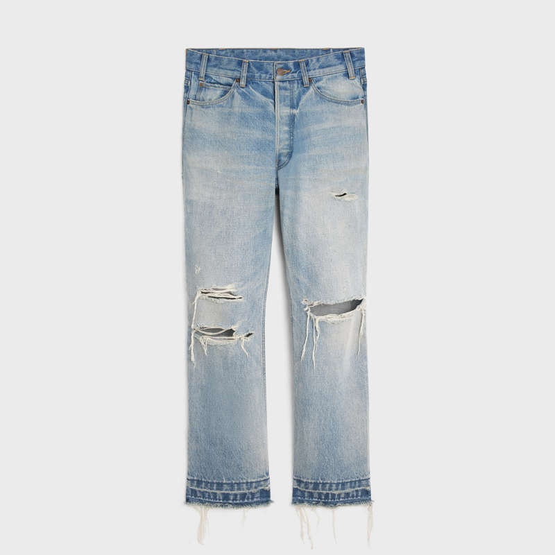 Celine wesley jeans in westside wash denim Pants WESTSIDE WASH DESTROYED | CL-592053